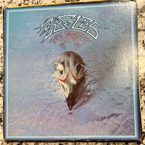 Eagles "Their Greatest Hits" Vinyl LP_1976_Asylum Records_Embossed Cover